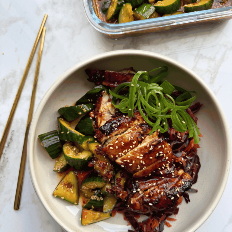 Air Fryer Korean Chicken Salad