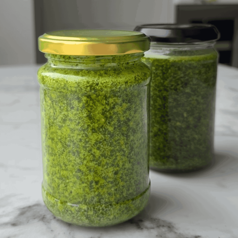 Homemade Wild Garlic Pesto