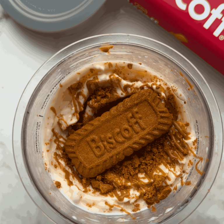 Low Calorie Biscoff Ice Cream