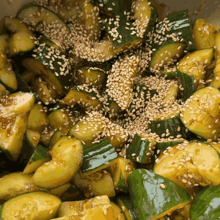 Smashed Cucumber Salad