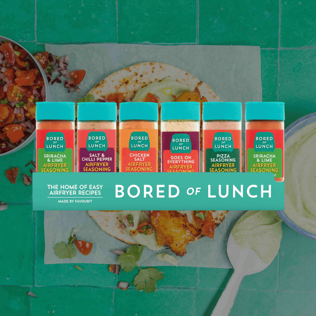bored of lunch air fryer spice range
