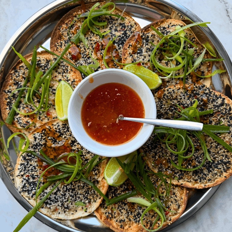 Air Fryer Prawn Toast Smashed Tacos
