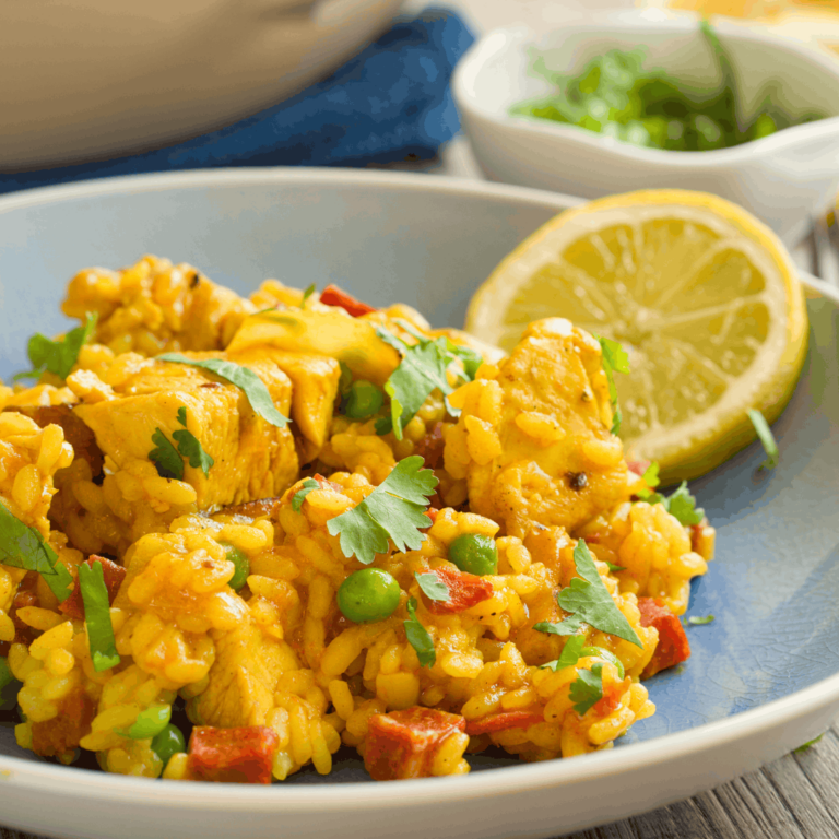 Slow Cooker Chicken & Chorizo Paella